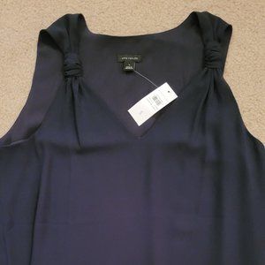 Ann Taylor navy blouse; size Small